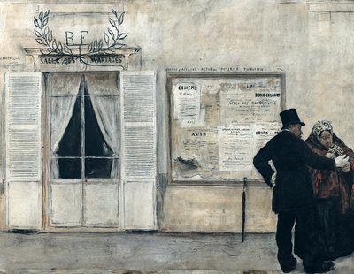 Guests Waiting for the Wedding Ceremony by Jean Francois Raffaelli